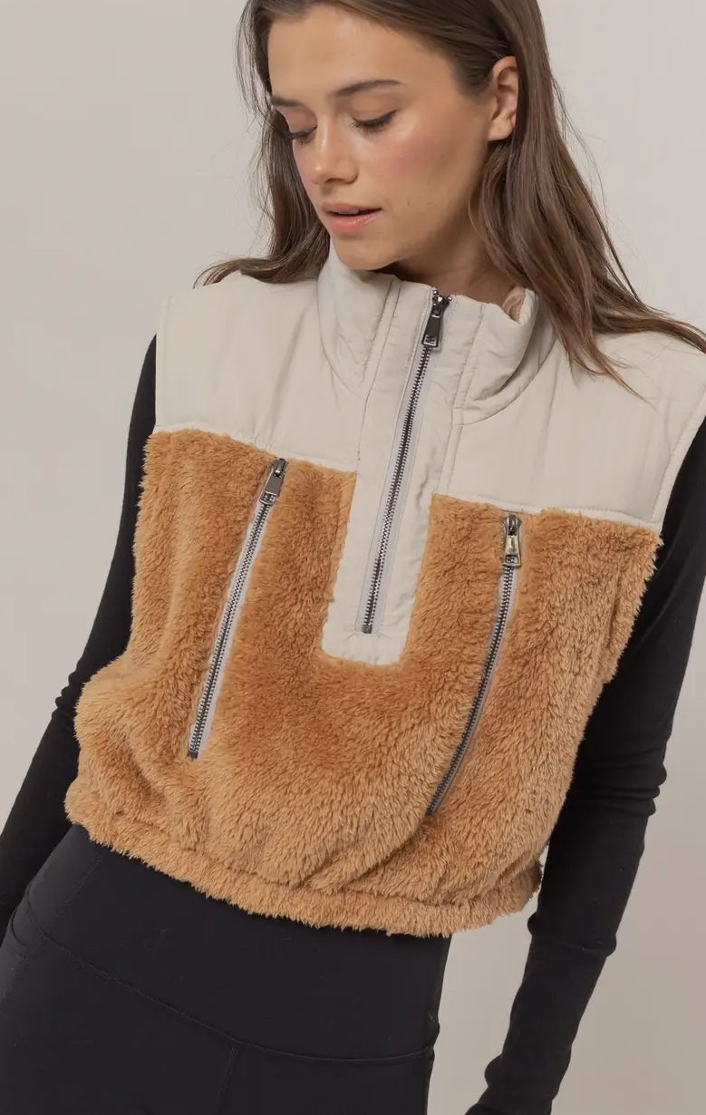 Teddy Fleece Vest