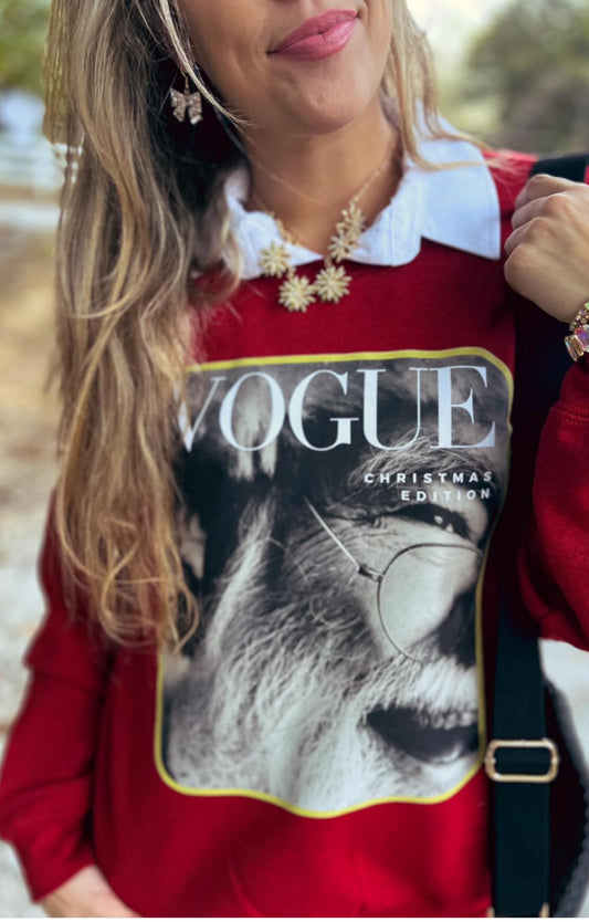 Vogue Santa Sweatshirt