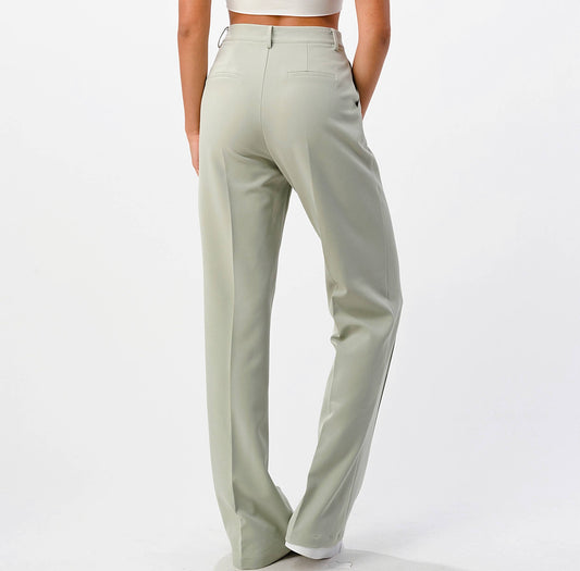 Front Seam Wide Leg Pant